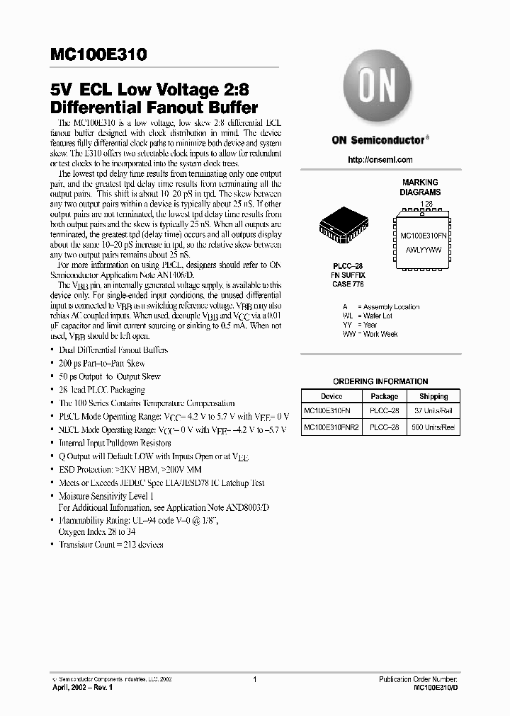 MC100E310-D_5664623.PDF Datasheet