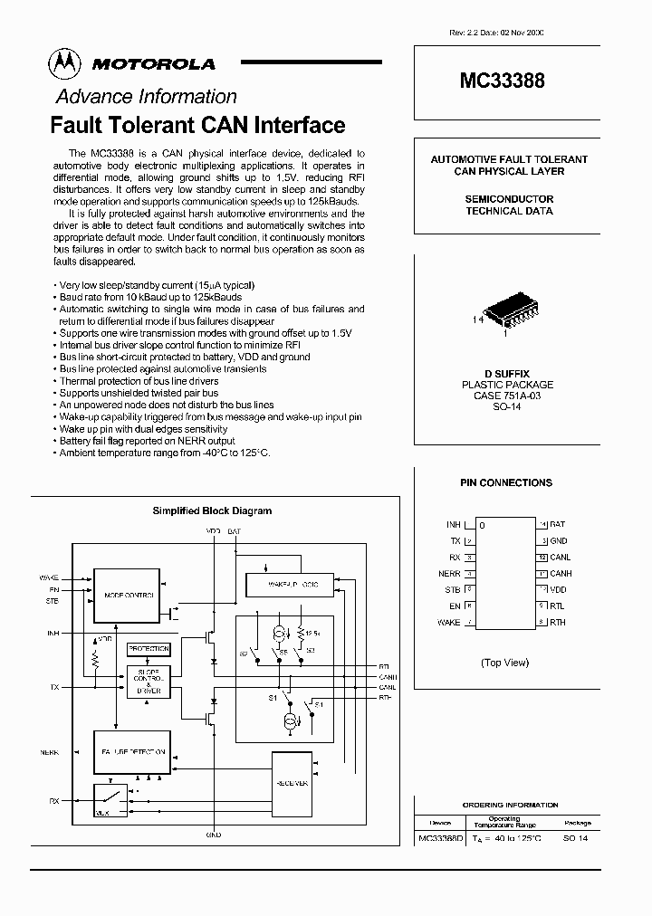 MC33388_5666486.PDF Datasheet