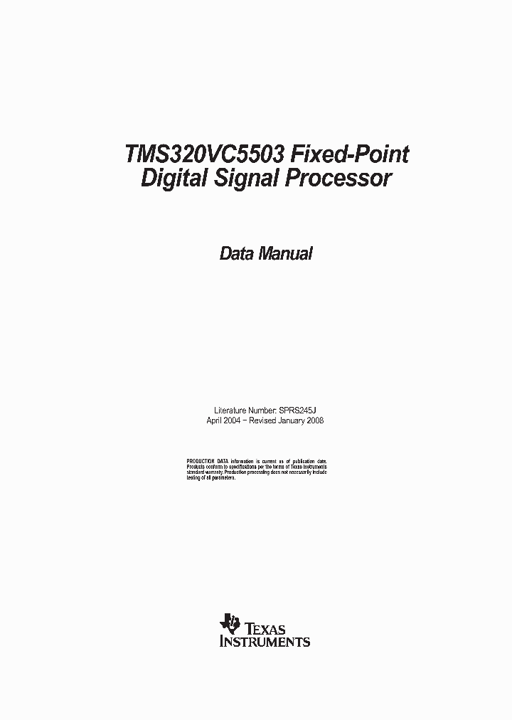TMS320VC5503ZHH_5666829.PDF Datasheet