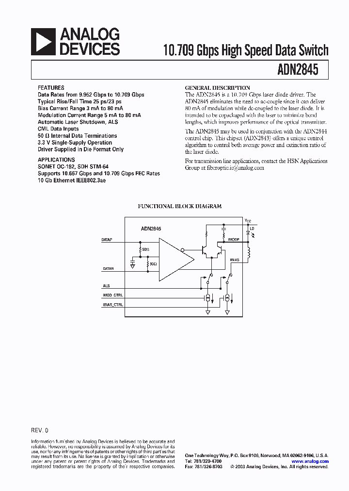 ADN2845XCHIPS_5666878.PDF Datasheet