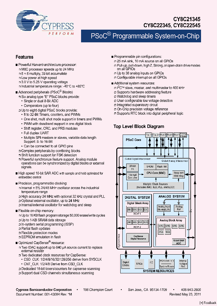 CY8C22345_5668114.PDF Datasheet