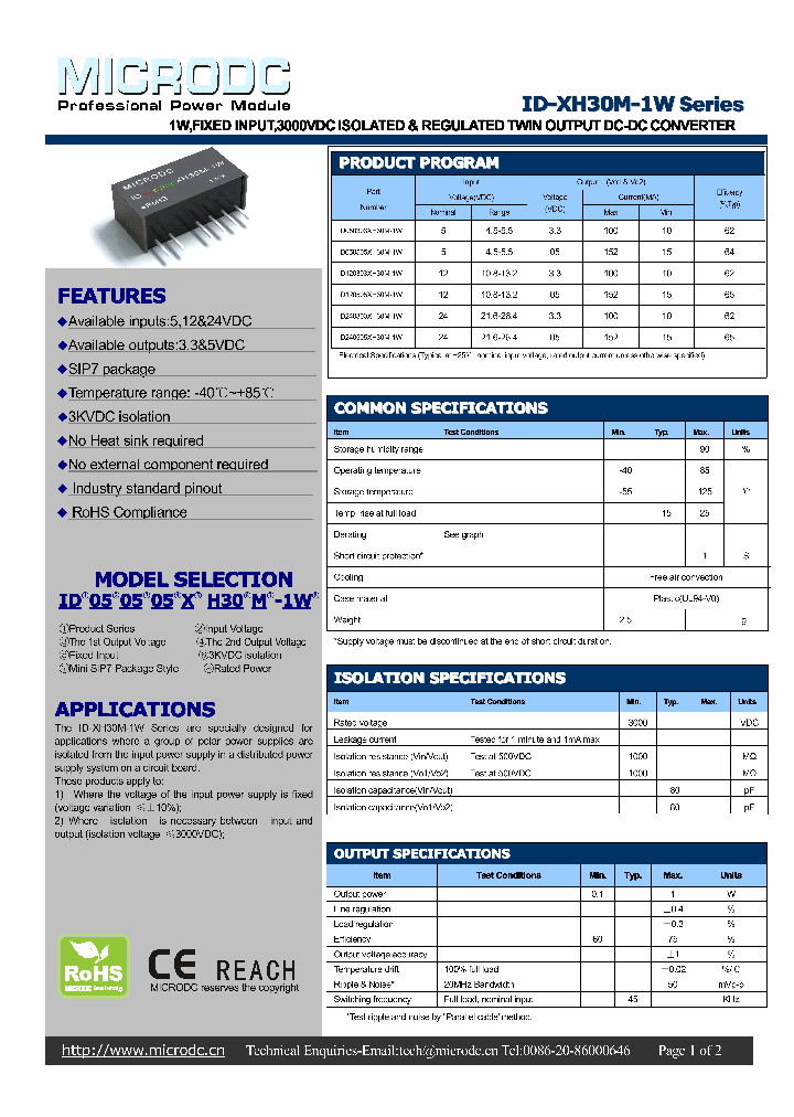 ID-XH30M-1W_5668407.PDF Datasheet