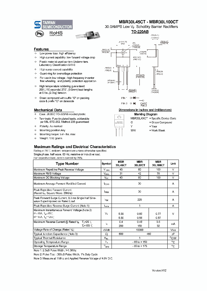 MBR30L45CT12_5668685.PDF Datasheet