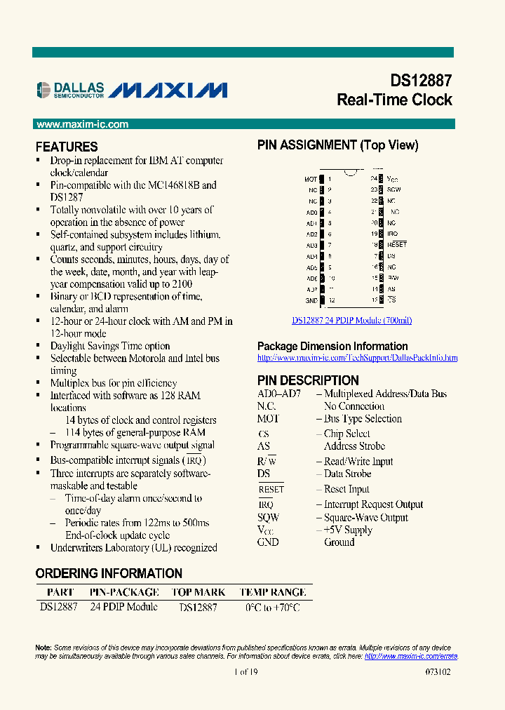 DS12887_5669651.PDF Datasheet