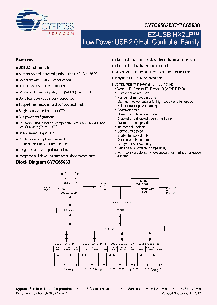 CY7C65630-56LTXIT_5673802.PDF Datasheet