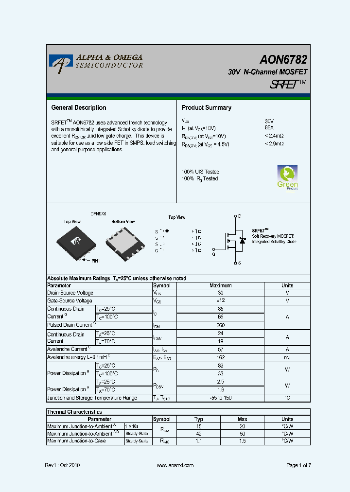 AON6782_5676783.PDF Datasheet