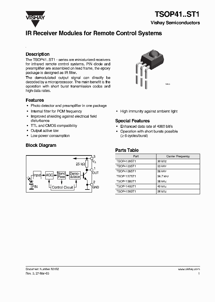 TSOP41ST1_5678475.PDF Datasheet