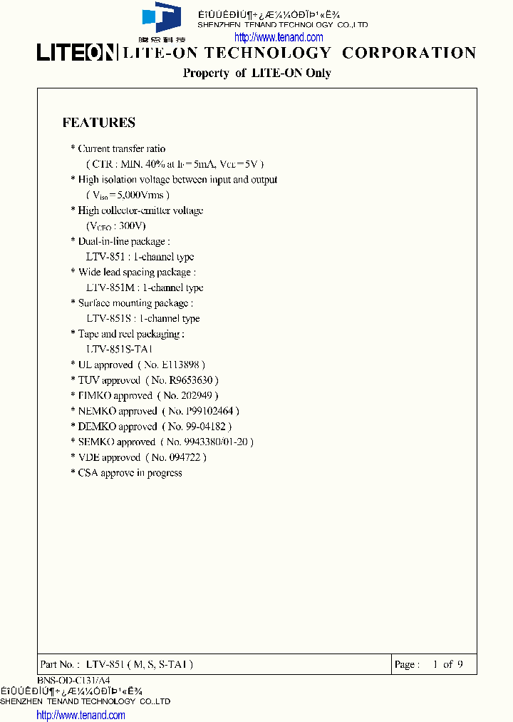 LTV-851S-TA1_5681891.PDF Datasheet