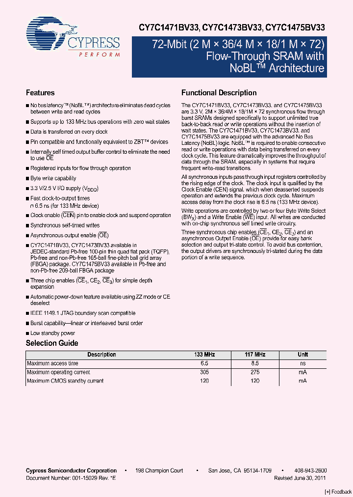 CY7C1471BV33-133AXC_5682158.PDF Datasheet