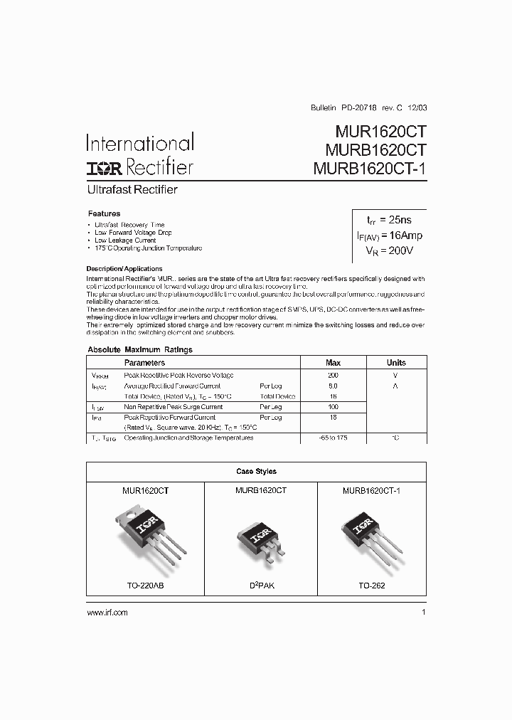 MURB1620CT_5682547.PDF Datasheet