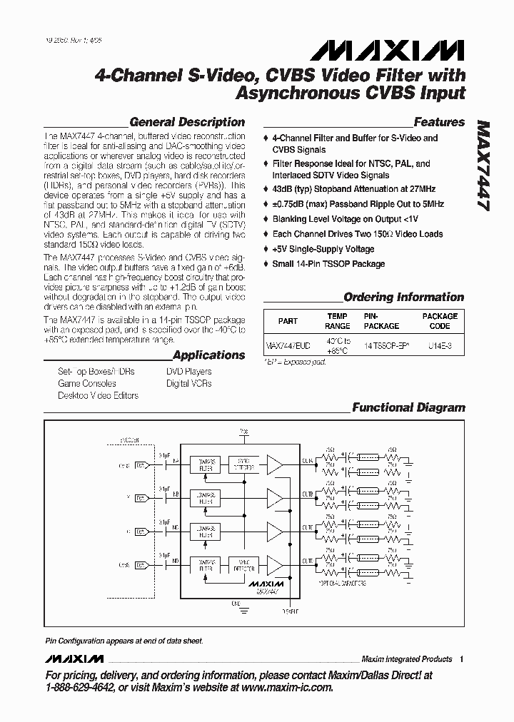MAX7447EUDT_5685765.PDF Datasheet