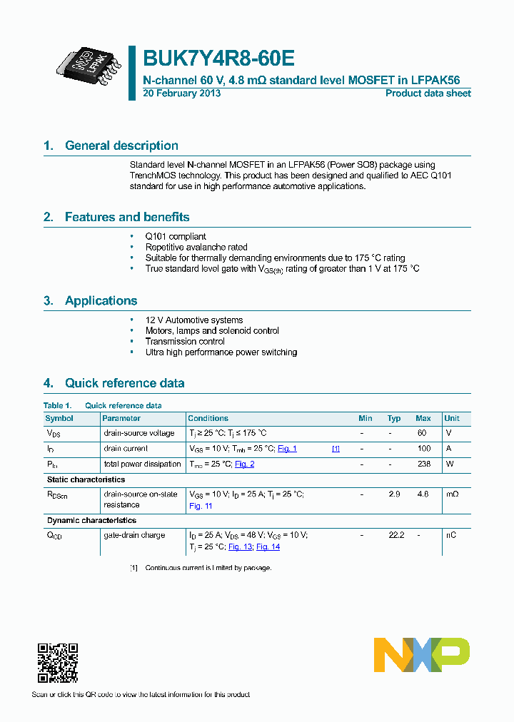 BUK7Y4R8-60E_5684501.PDF Datasheet