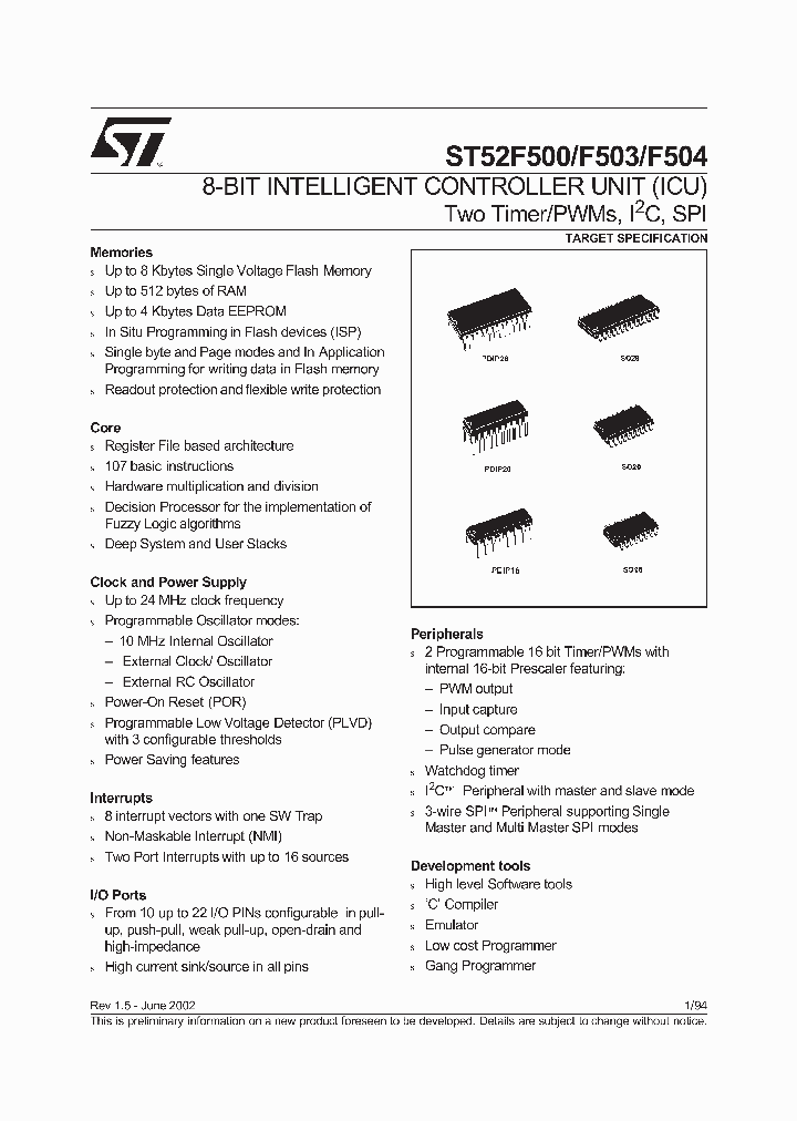 ST52F500_5687088.PDF Datasheet