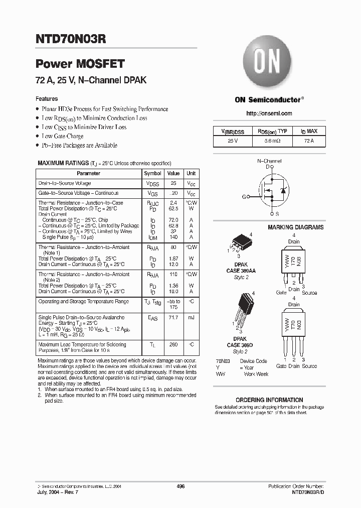 NTD70N03R-001_5687318.PDF Datasheet