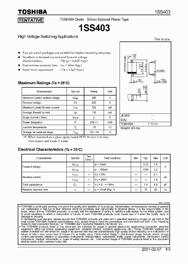 1SS403_5687778.PDF Datasheet