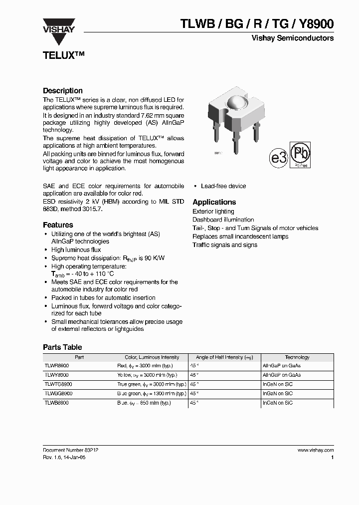 TLWY8900_5689017.PDF Datasheet
