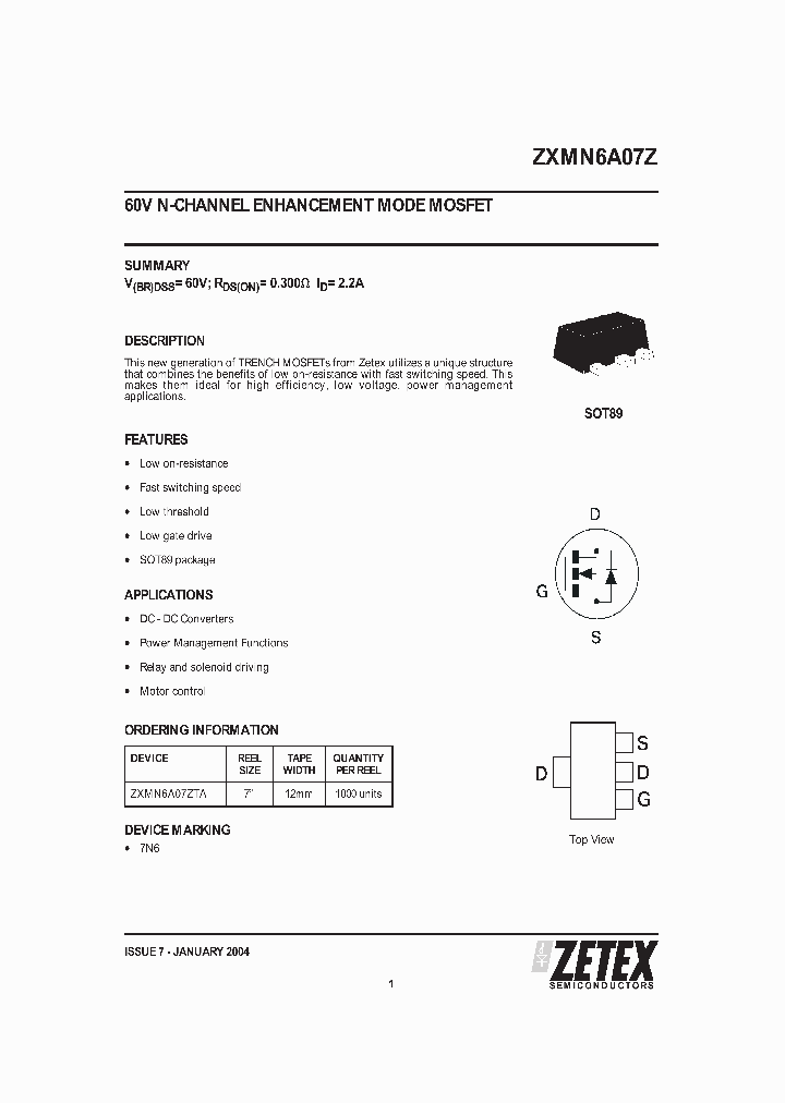 ZXMN6A07Z_5689068.PDF Datasheet
