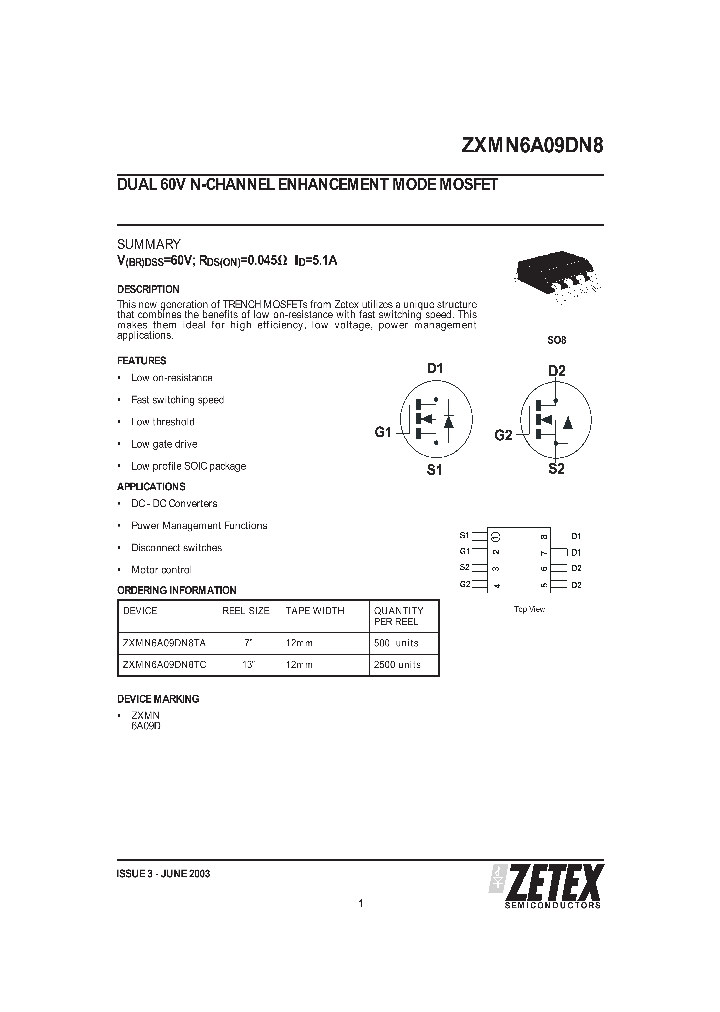 ZXMN6A09DN8_5689070.PDF Datasheet