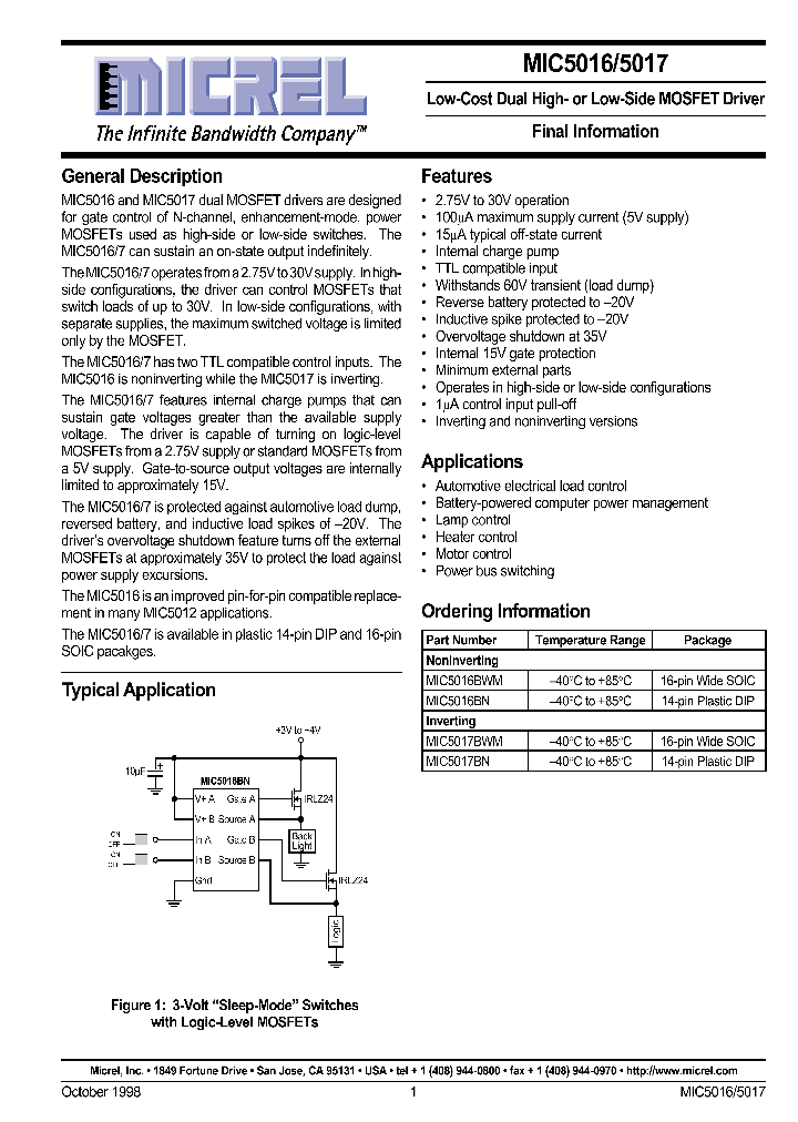 MIC5016_5689284.PDF Datasheet
