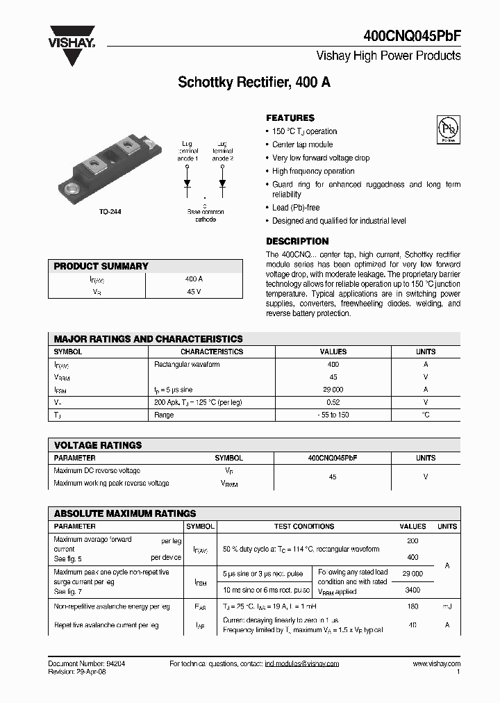 400CNQ045PBF_5691891.PDF Datasheet