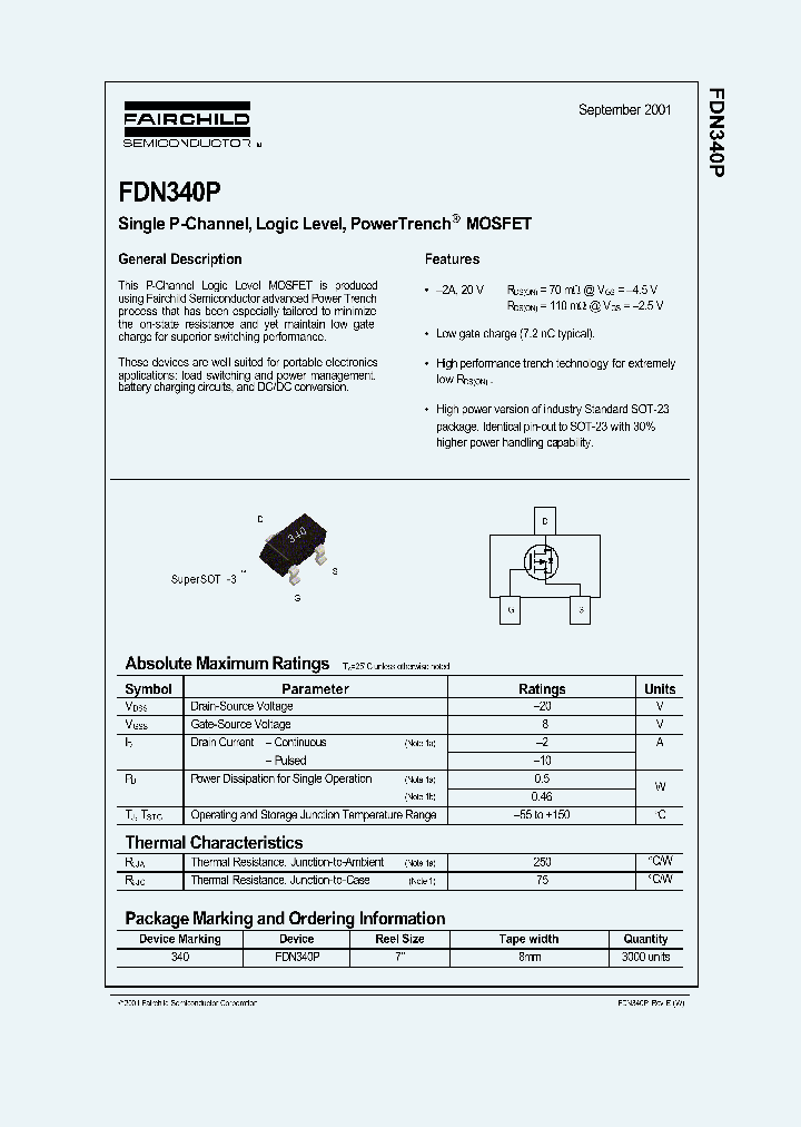 FDN340PNL_5694663.PDF Datasheet