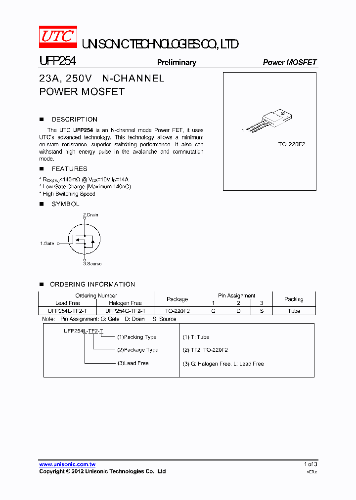 UFP254L-TF2-T_5696944.PDF Datasheet