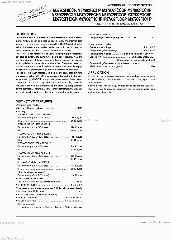 M37902F8CGP_5697932.PDF Datasheet