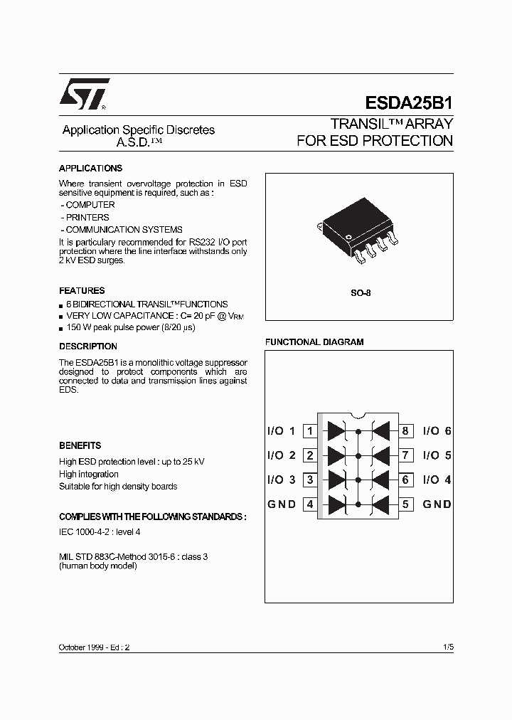 ESDA25B1RL_5699328.PDF Datasheet
