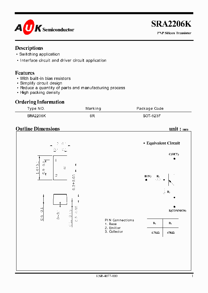 SRA2206K_5699454.PDF Datasheet