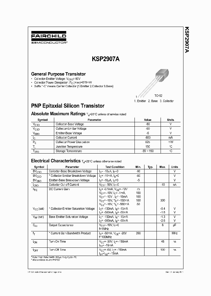 KSP2907ACTA_5700537.PDF Datasheet