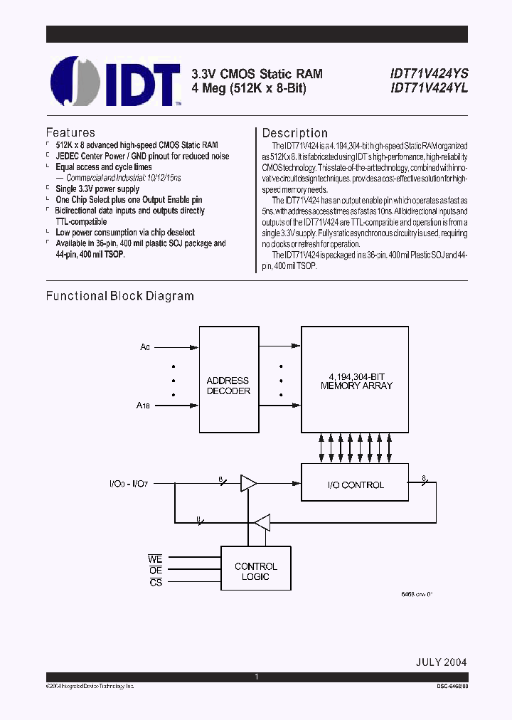 IDT71V424L12Y_5703651.PDF Datasheet