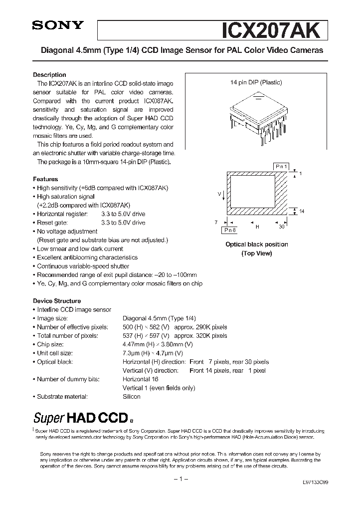 ICX207AK_5702564.PDF Datasheet