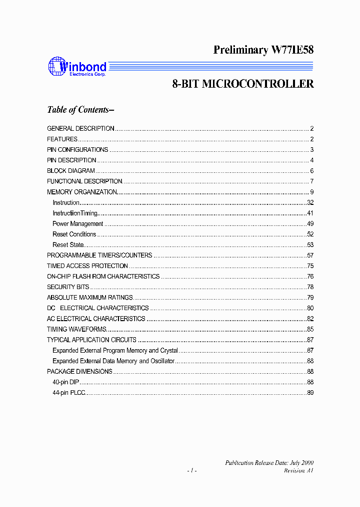 W77IE58_5702370.PDF Datasheet
