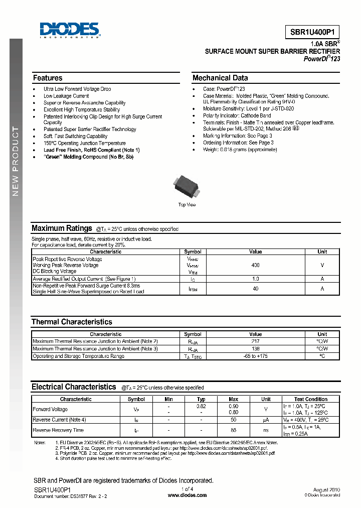 SBR1U400P1-7_5702103.PDF Datasheet