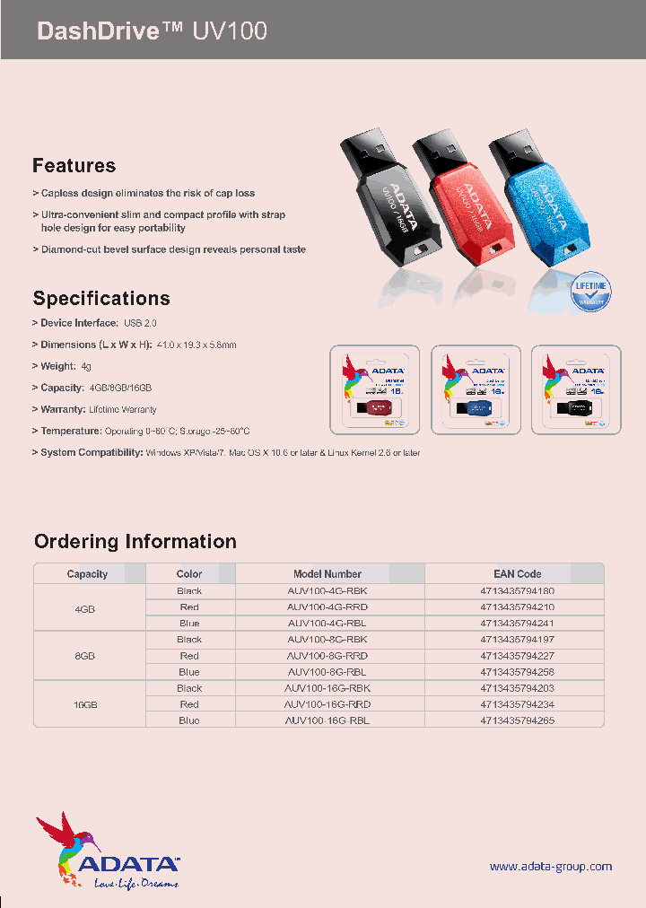 UV100_5701888.PDF Datasheet