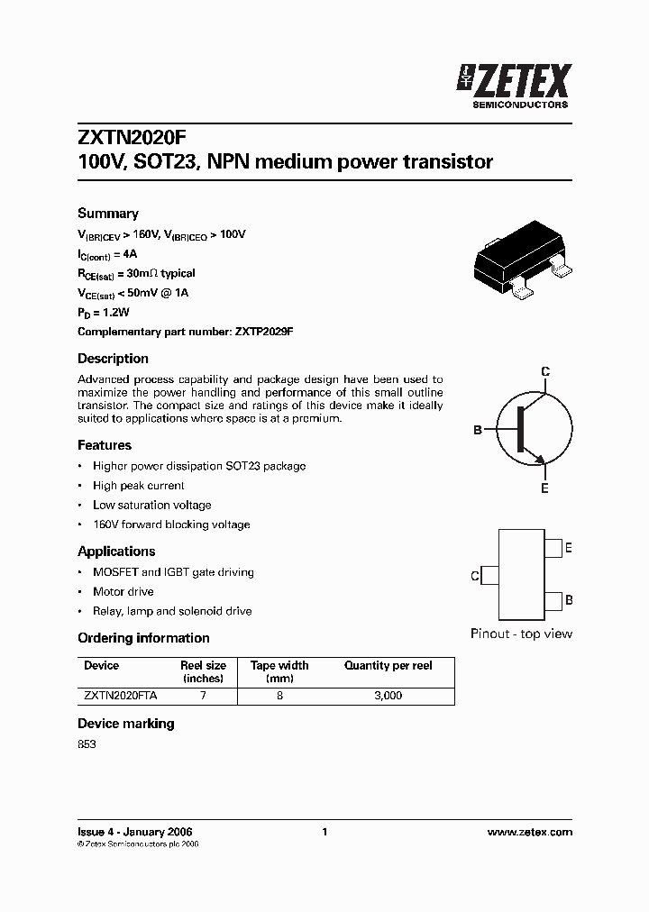 ZXTN2020FTA_5714462.PDF Datasheet
