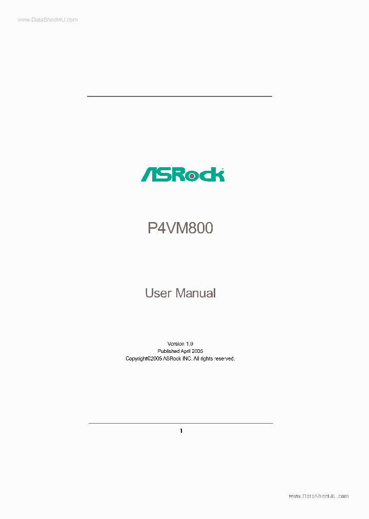 P4VM800_5713998.PDF Datasheet