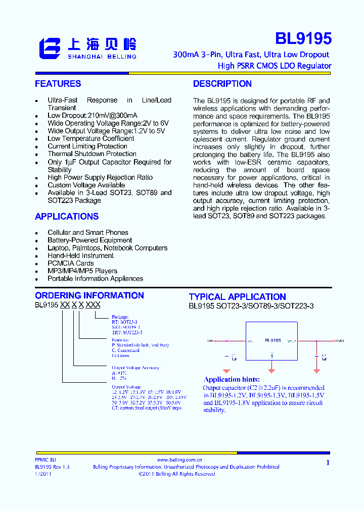 BL9195_5708775.PDF Datasheet