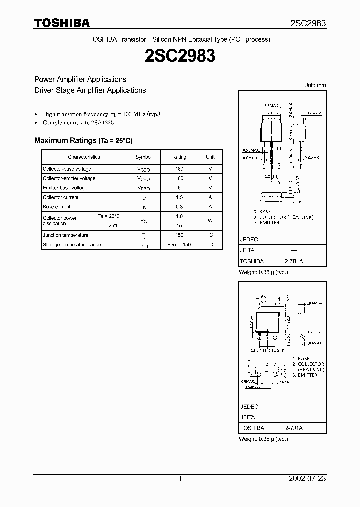 2SC2983_5713756.PDF Datasheet