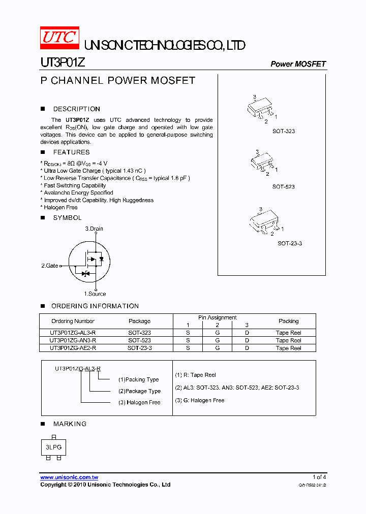 UT3P01ZG-AL3-R_5712364.PDF Datasheet