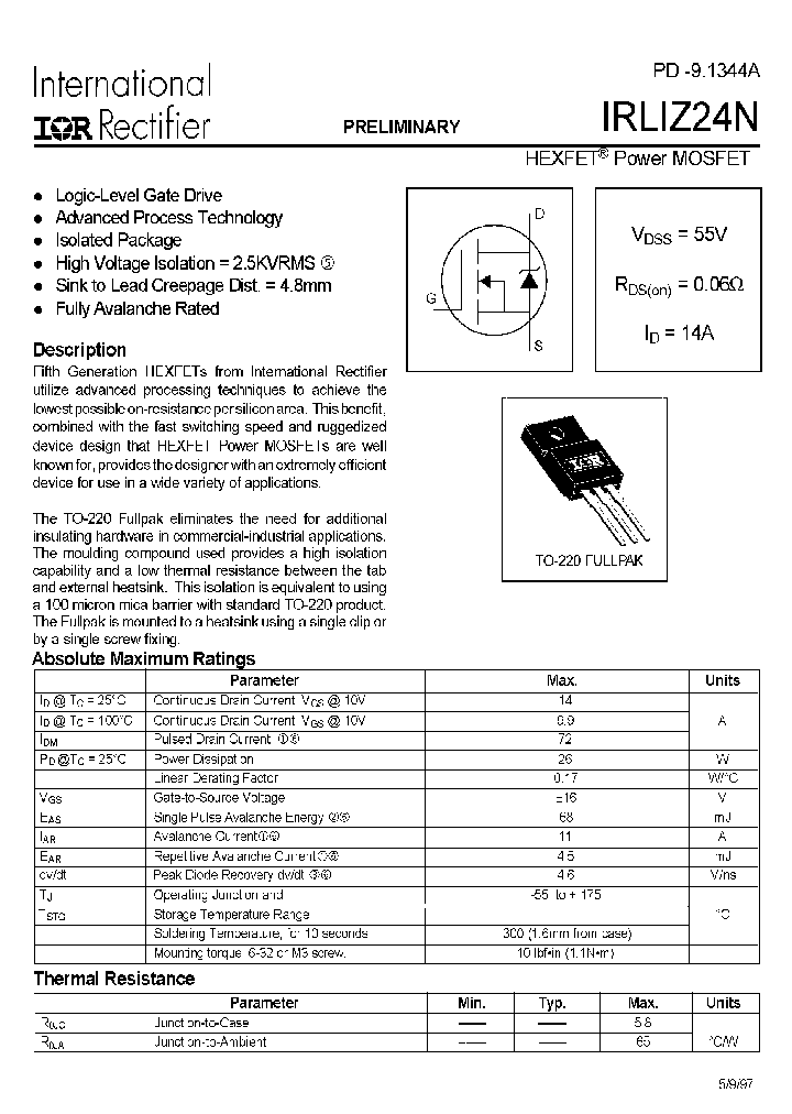 IRLIZ24NPBF_5716753.PDF Datasheet