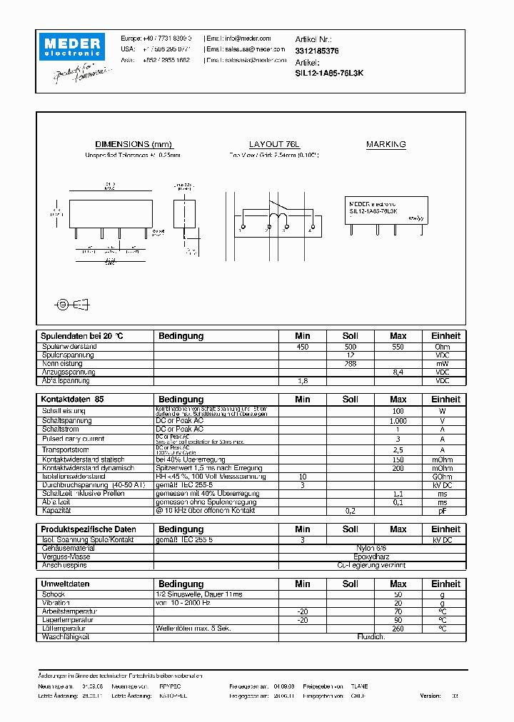 SIL12-1A85-76L3KDE_5717023.PDF Datasheet