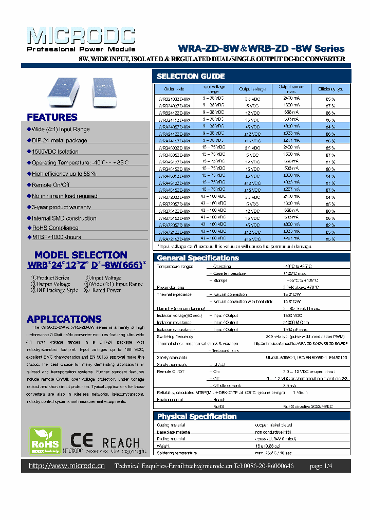 WRA-ZD-8W_5711365.PDF Datasheet
