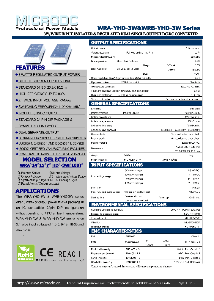 WRA-YHD-3W_5711351.PDF Datasheet