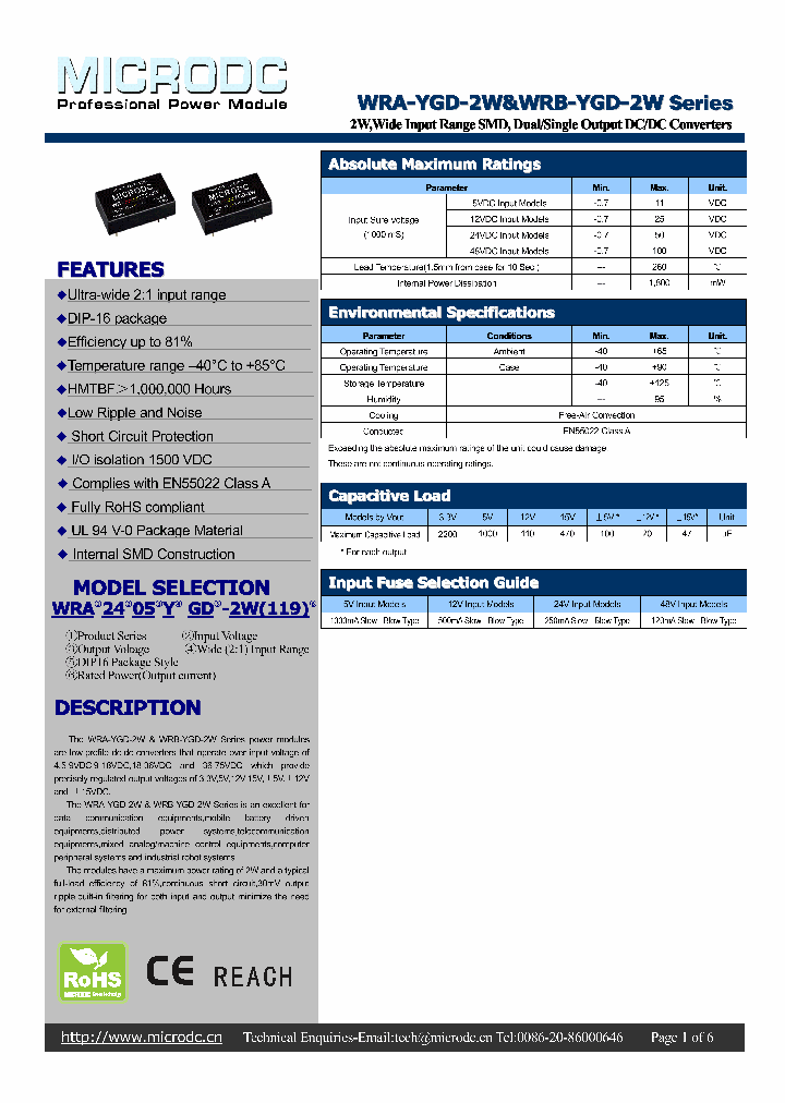 WRA-YGD-2W_5711350.PDF Datasheet