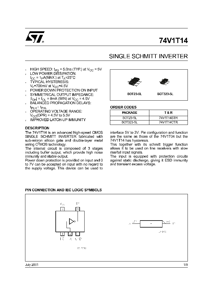 74V1T14CTR_5711285.PDF Datasheet