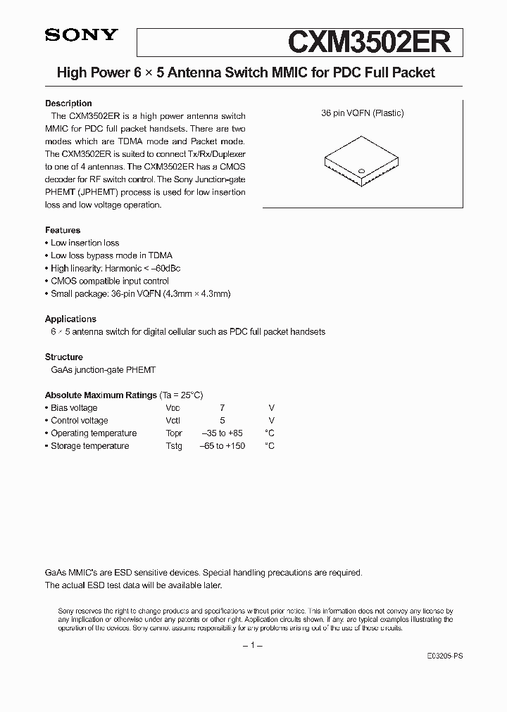 CXM3502ER_5717132.PDF Datasheet