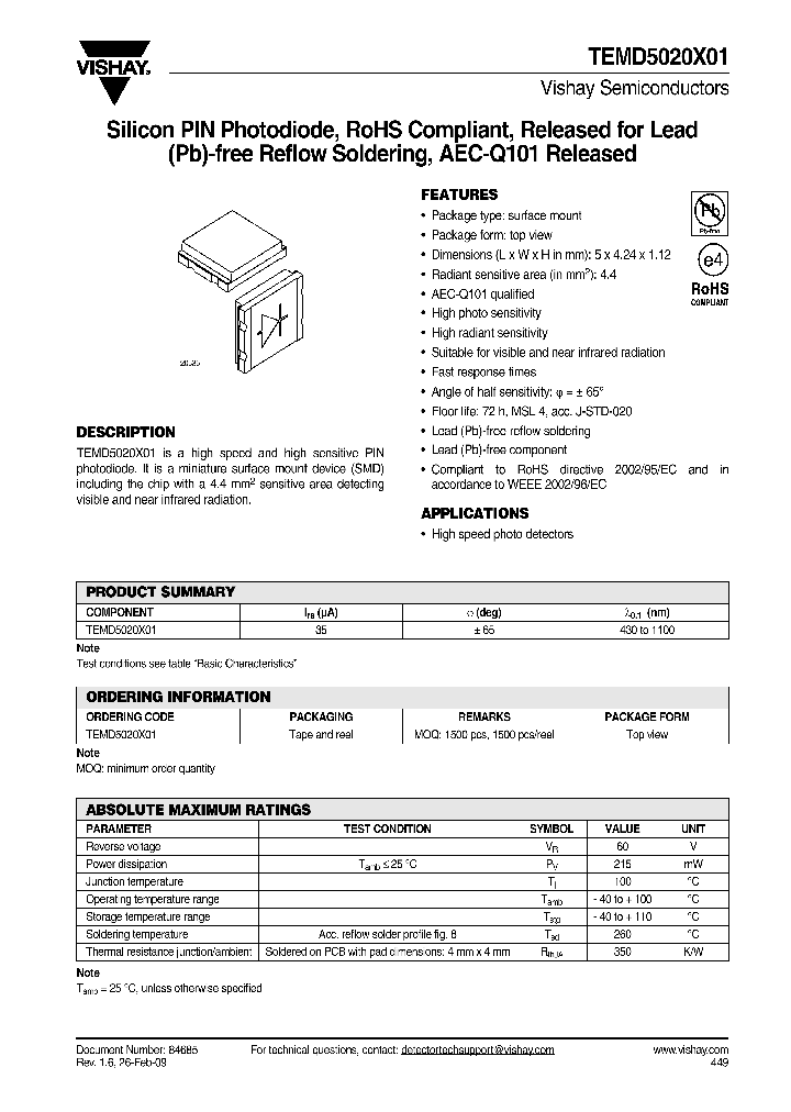 TEMD5020X0109_5710078.PDF Datasheet