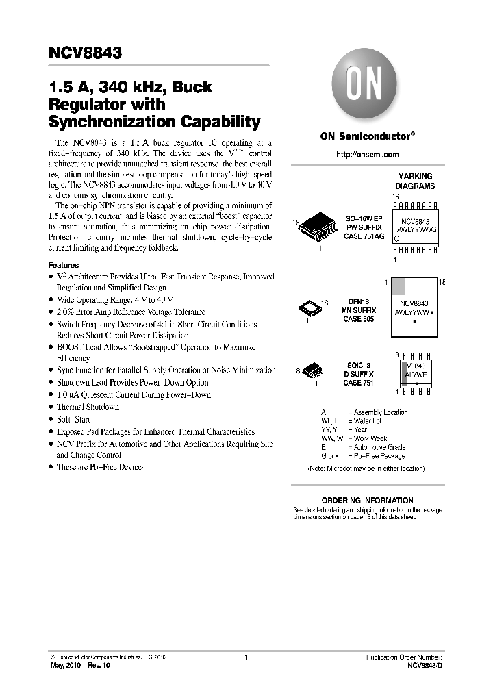 NCV884310_5718687.PDF Datasheet
