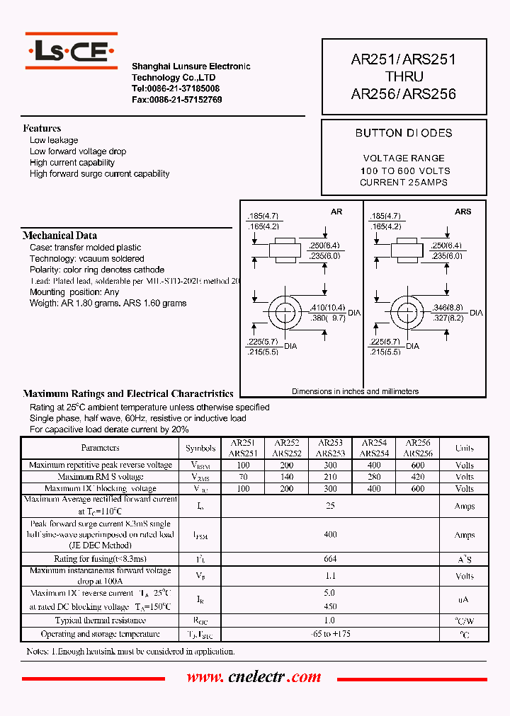 ARS251_5721333.PDF Datasheet